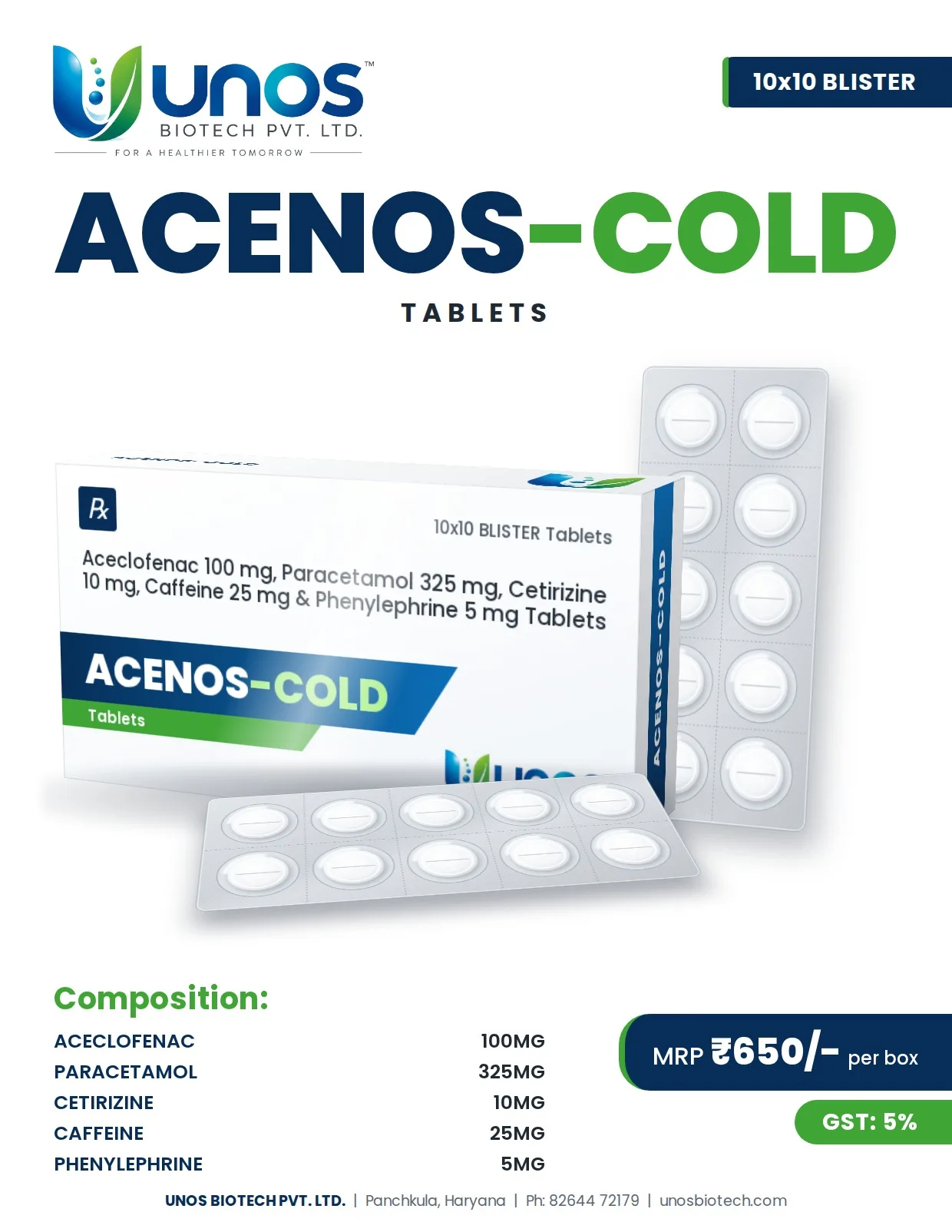ACENOS-COLD — Tablets