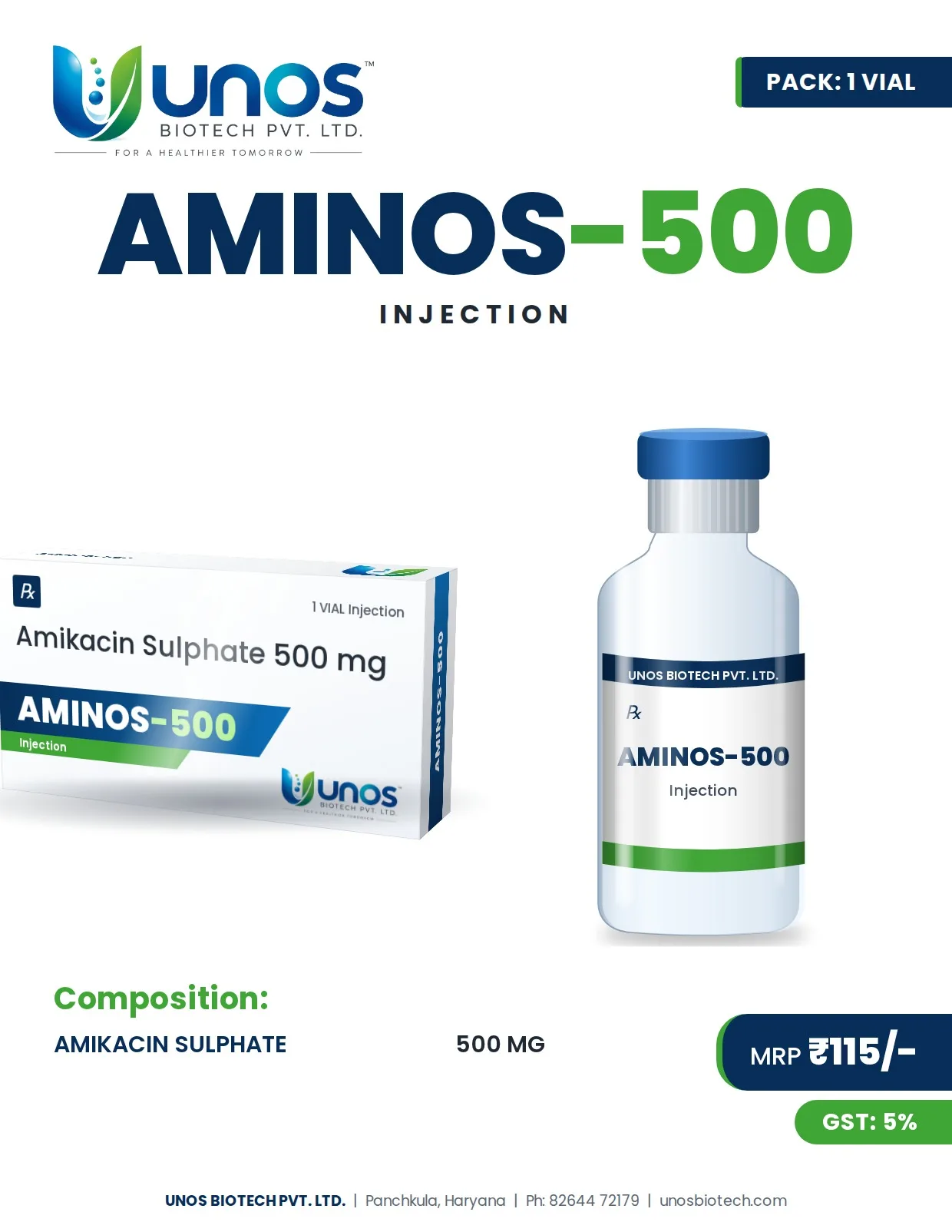 AMINOS-500 — Injections
