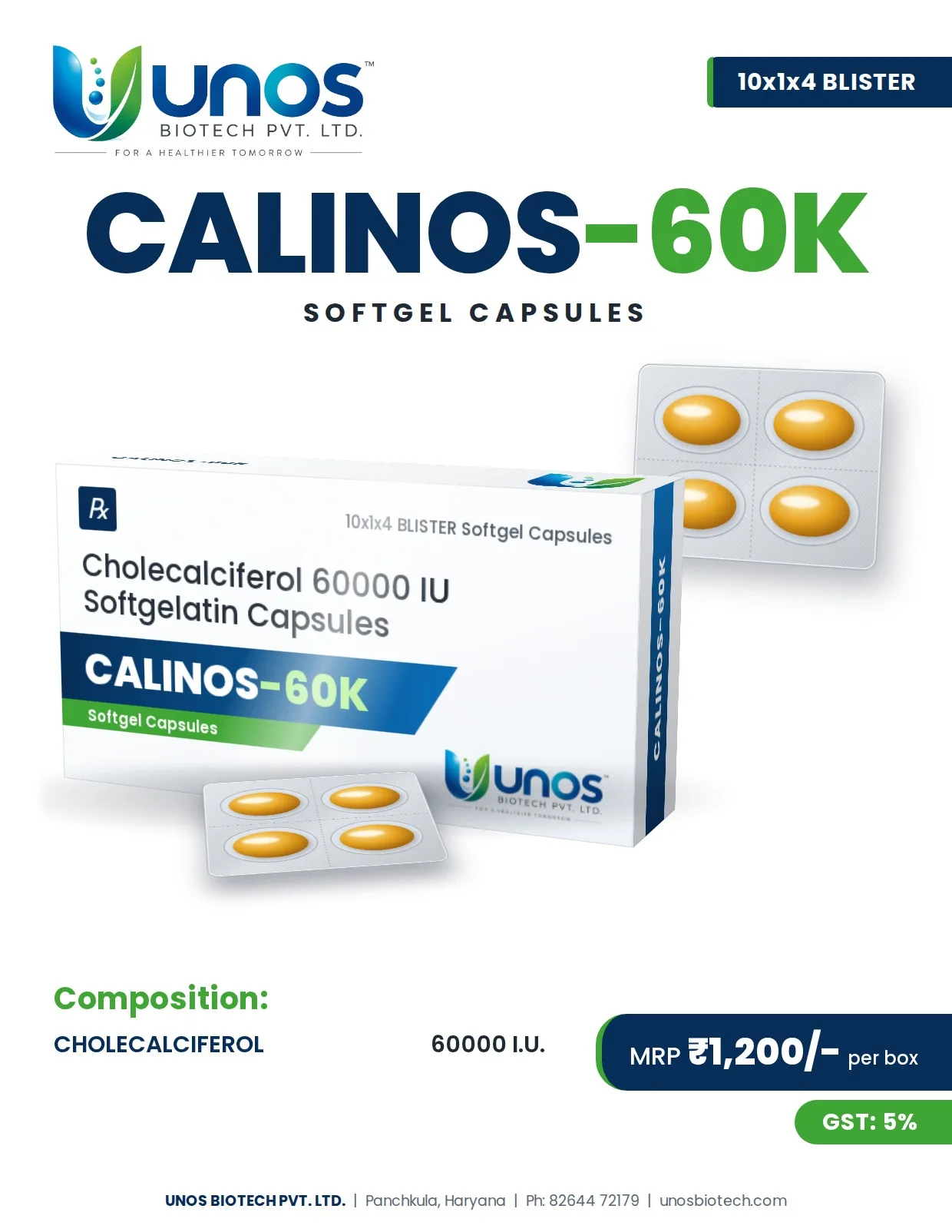 CALINOS-60K — Softgelatin Capsules