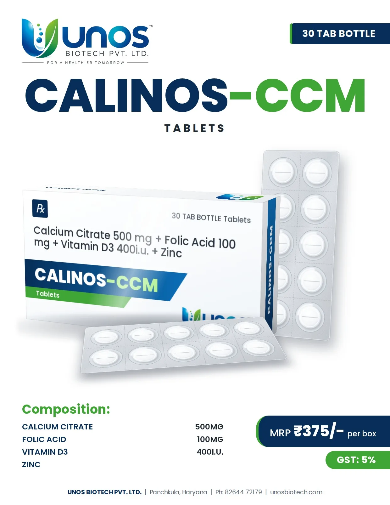 CALINOS-CCM — Tablets