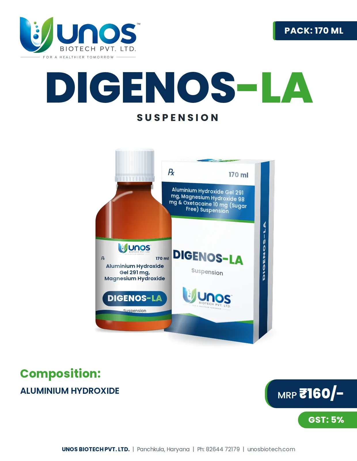 DIGENOS-LA — Syrups & Suspensions