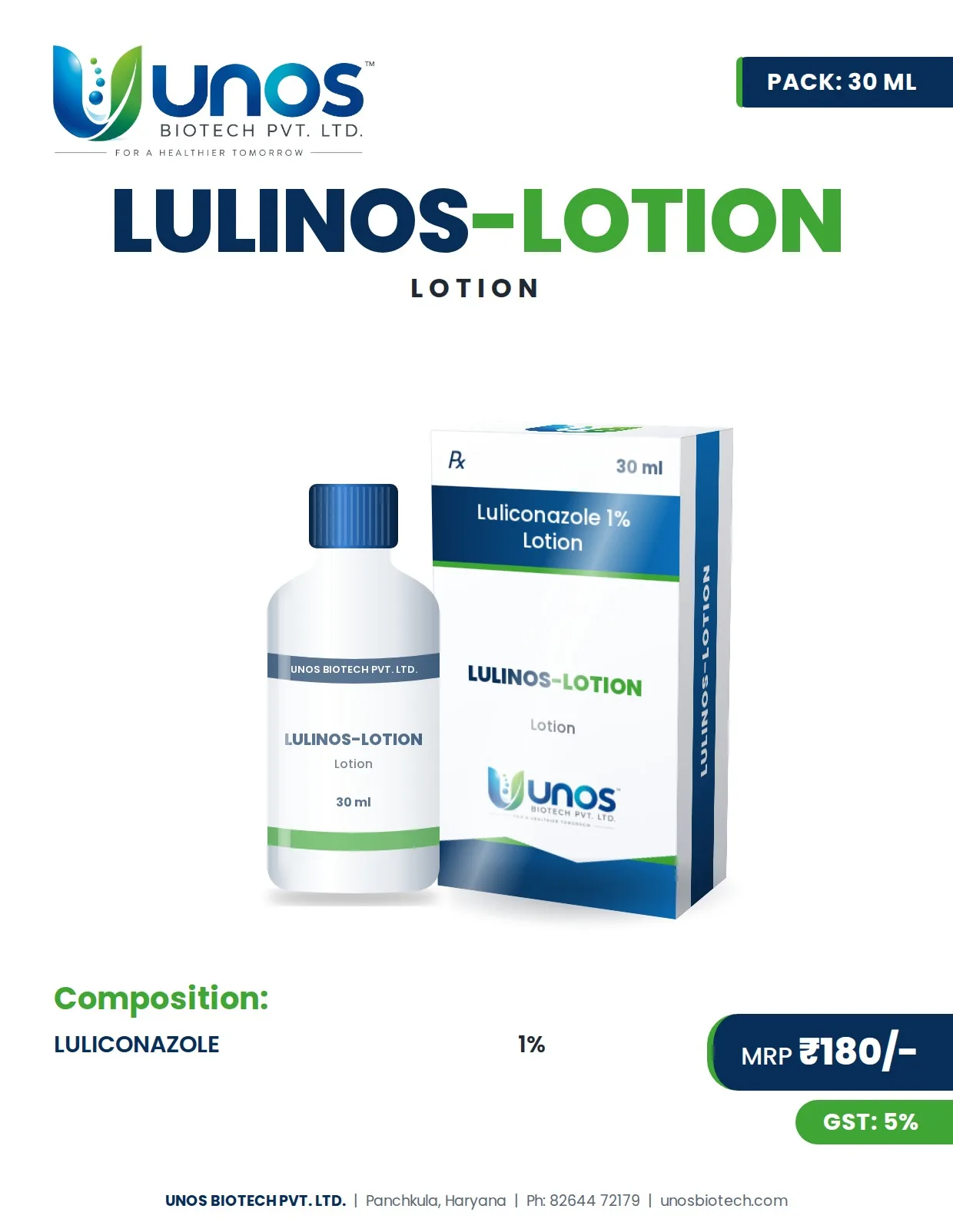 LULINOS-LOTION — Topical Range