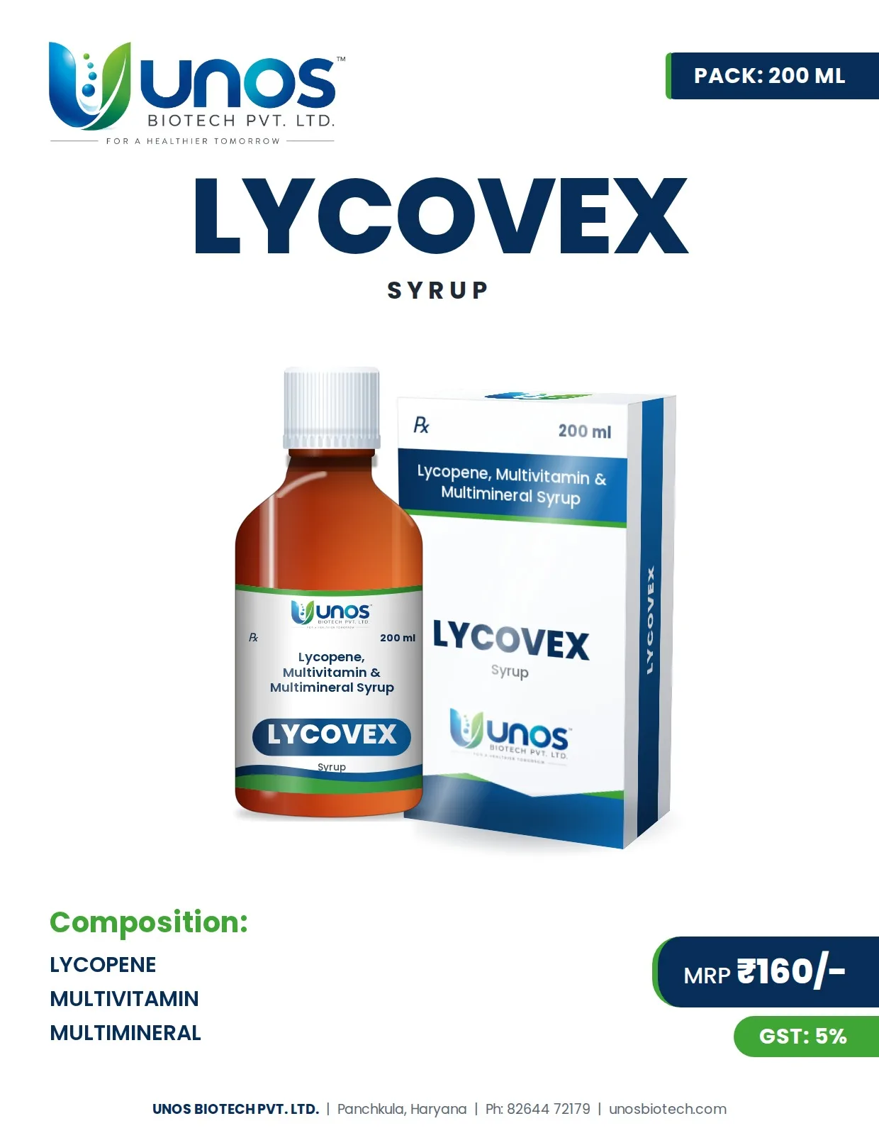 LYCOVEX — Syrups & Suspensions