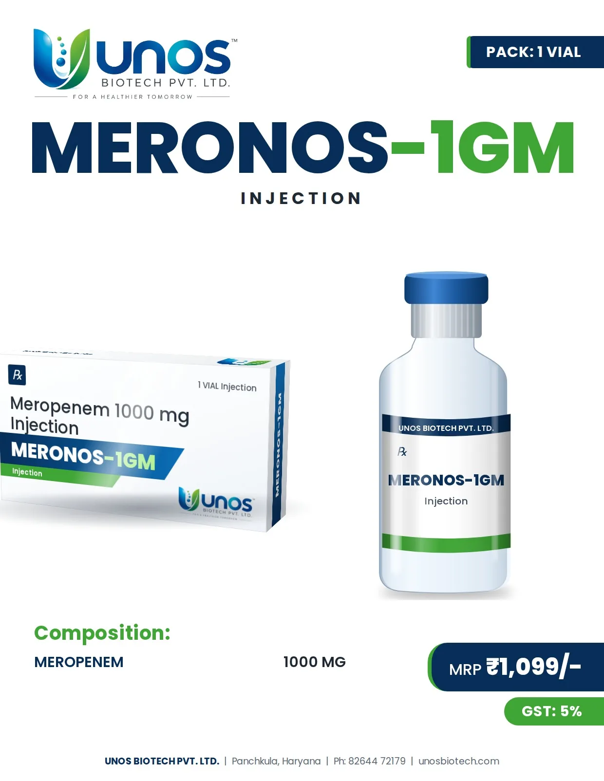 MERONOS-1GM — Injections
