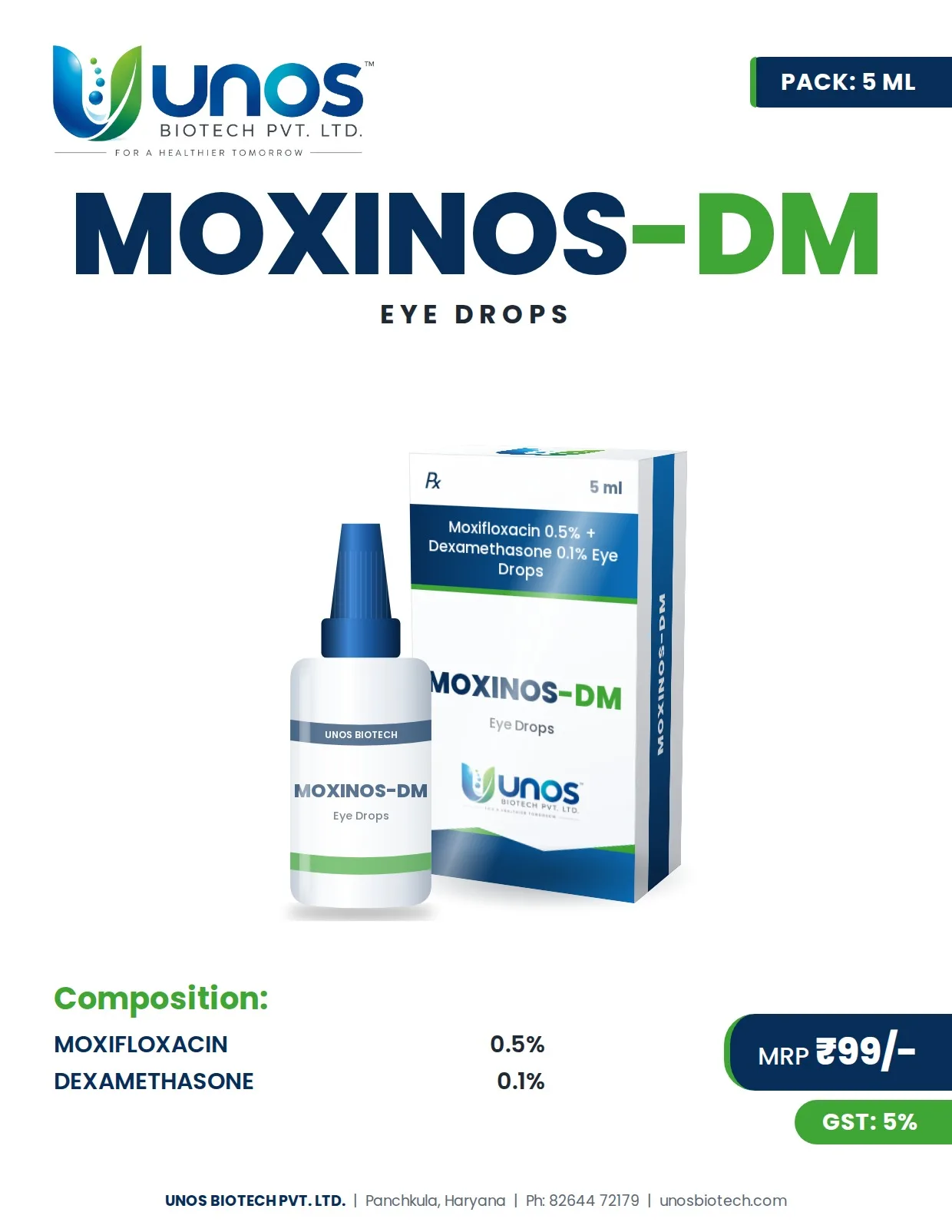 MOXINOS-DM — Eye Drops