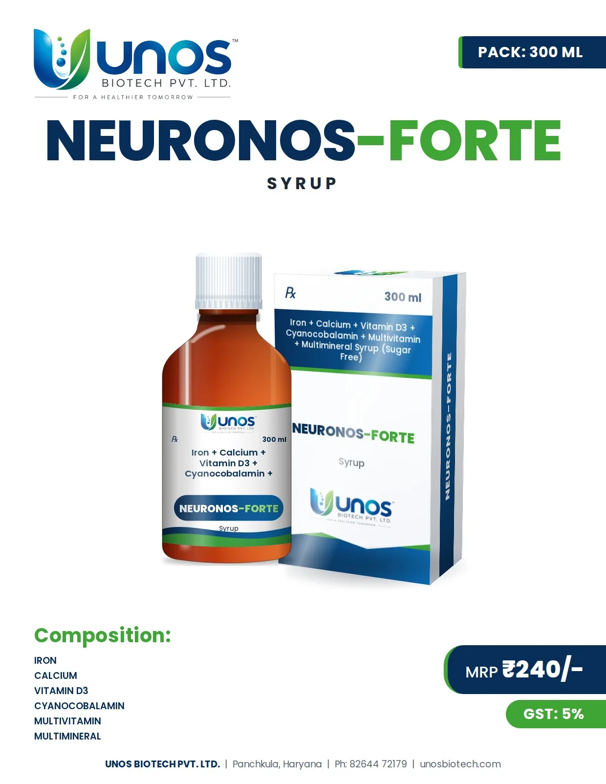 NEURONOS-FORTE — Syrups & Suspensions