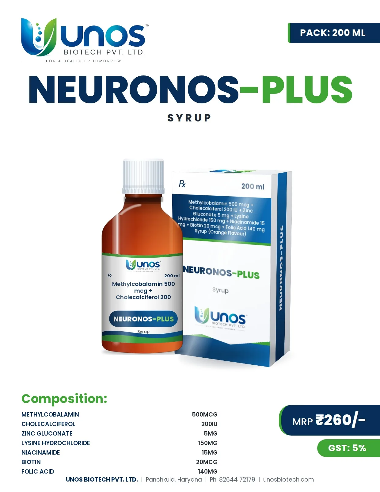 NEURONOS-PLUS — Syrups & Suspensions