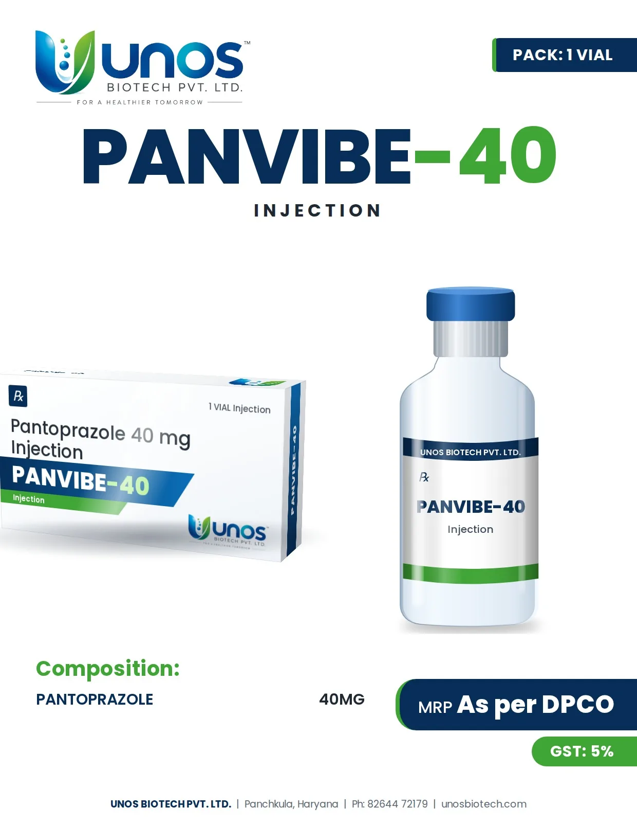 PANVIBE-40 — Injections