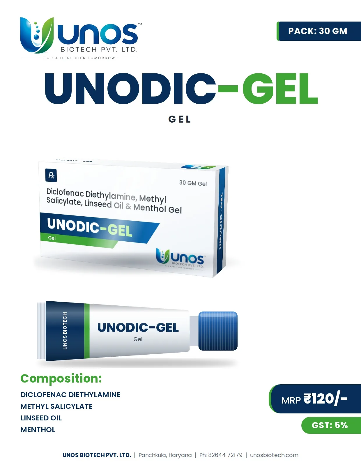 UNODIC-GEL — Topical Range