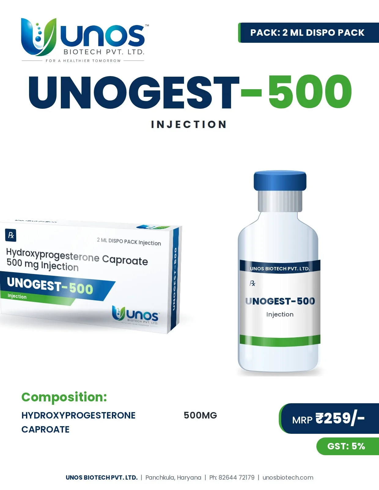UNOGEST-500 — Injections
