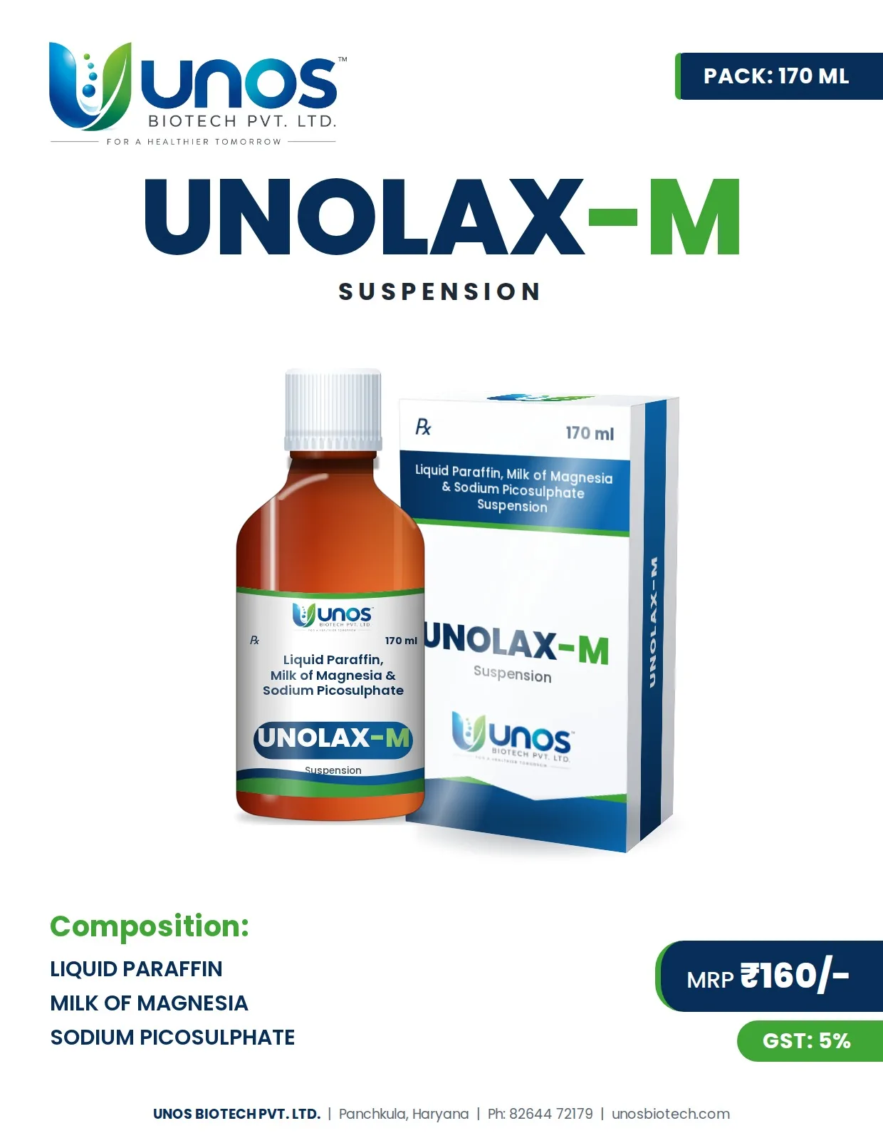 UNOLAX-M — Syrups & Suspensions