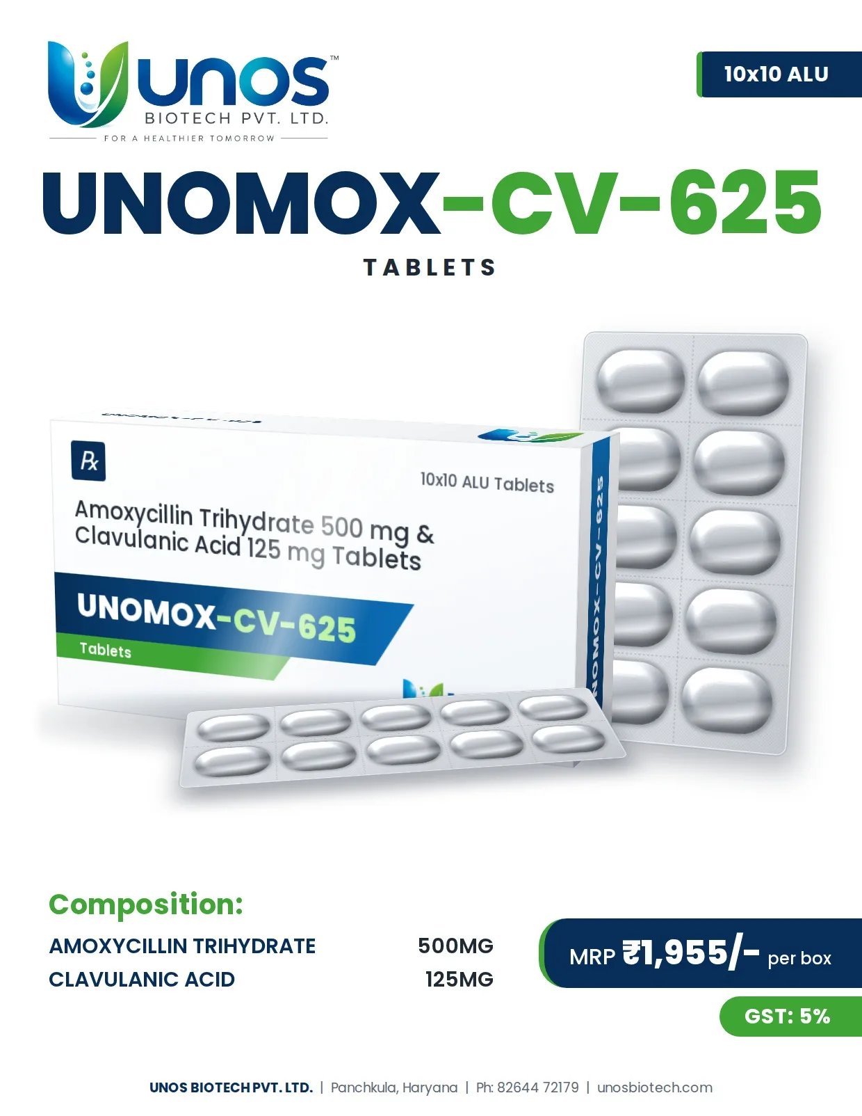 UNOMOX-CV-625 — Tablets