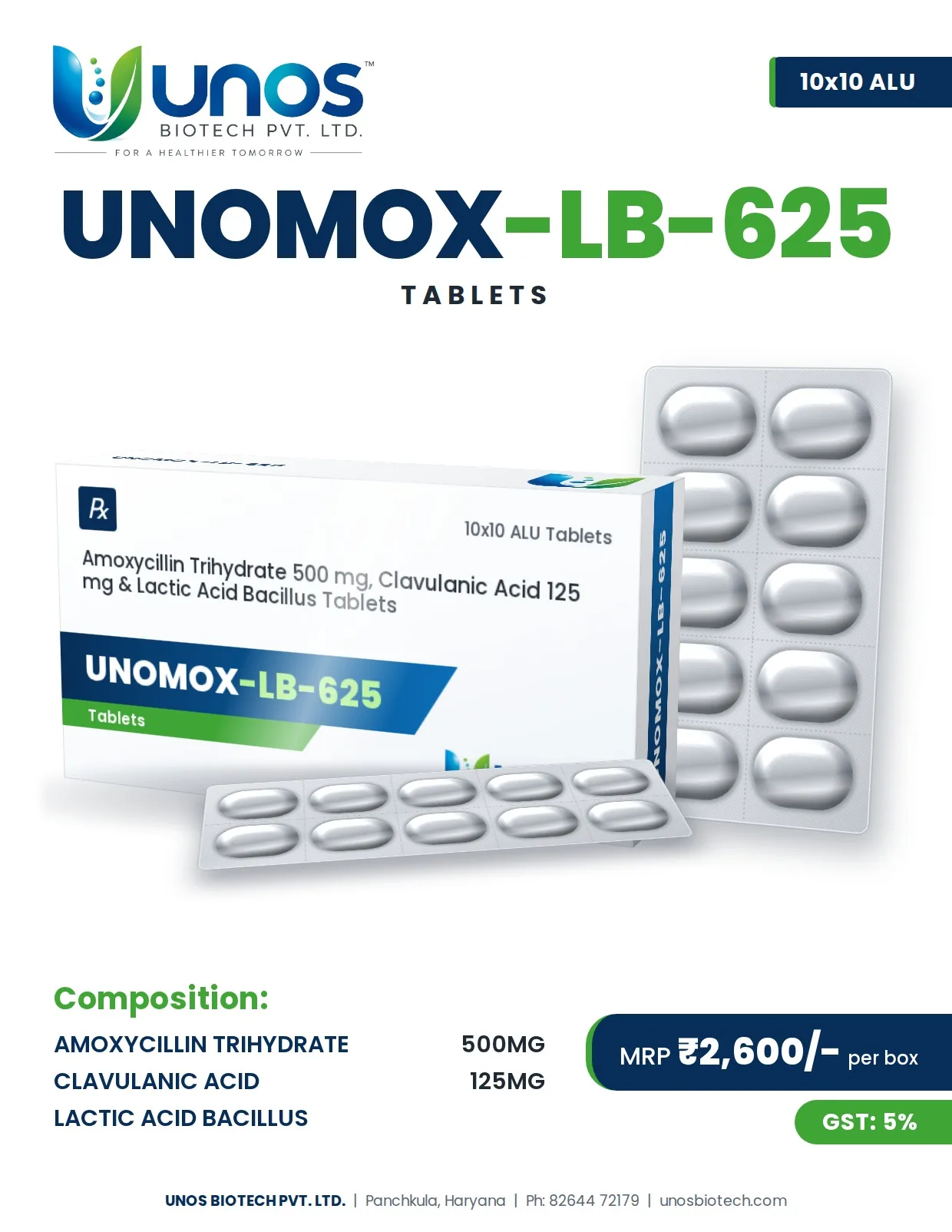 UNOMOX-LB-625 — Tablets