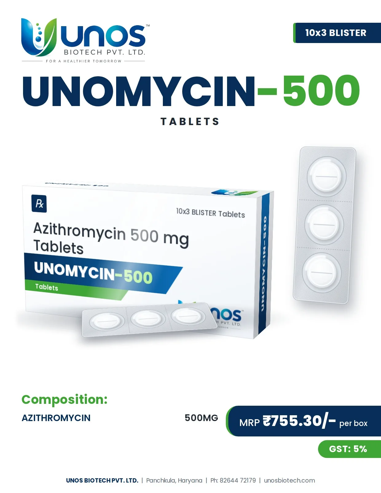 UNOMYCIN-500 — Tablets