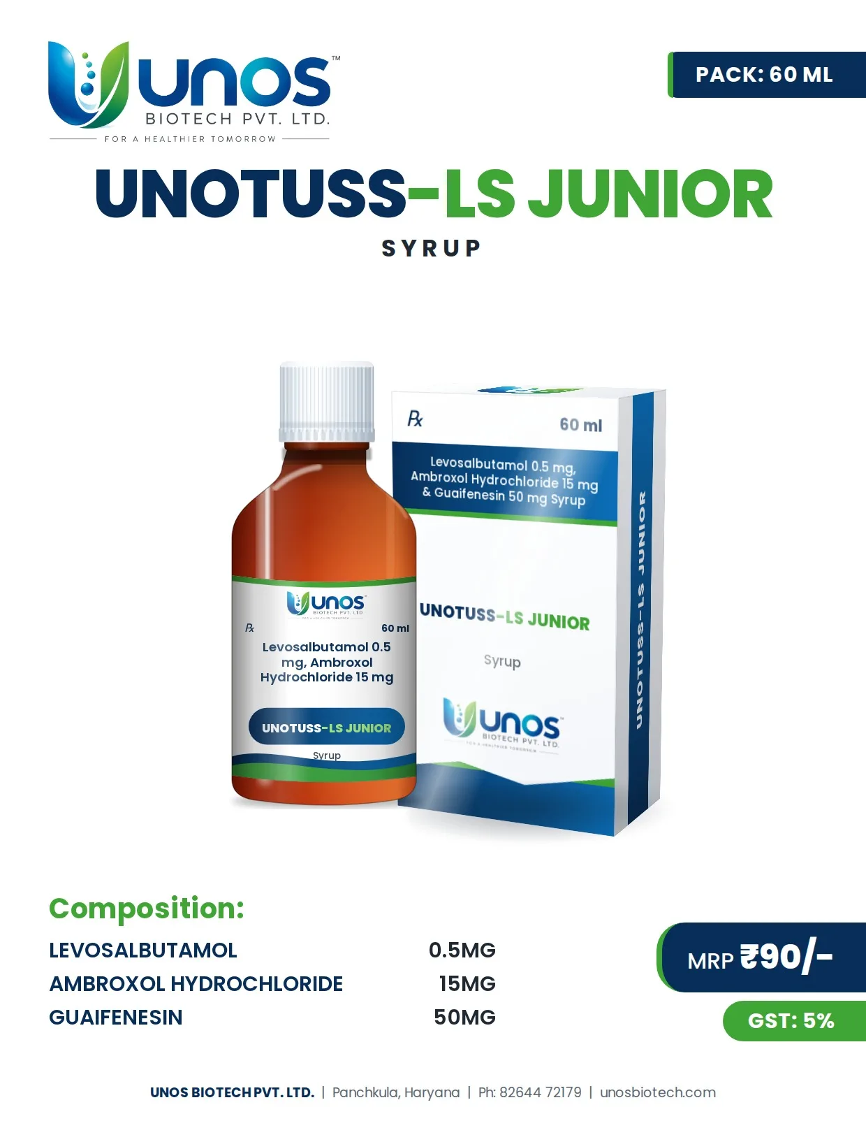 UNOTUSS-LS JUNIOR — Paediatric Range