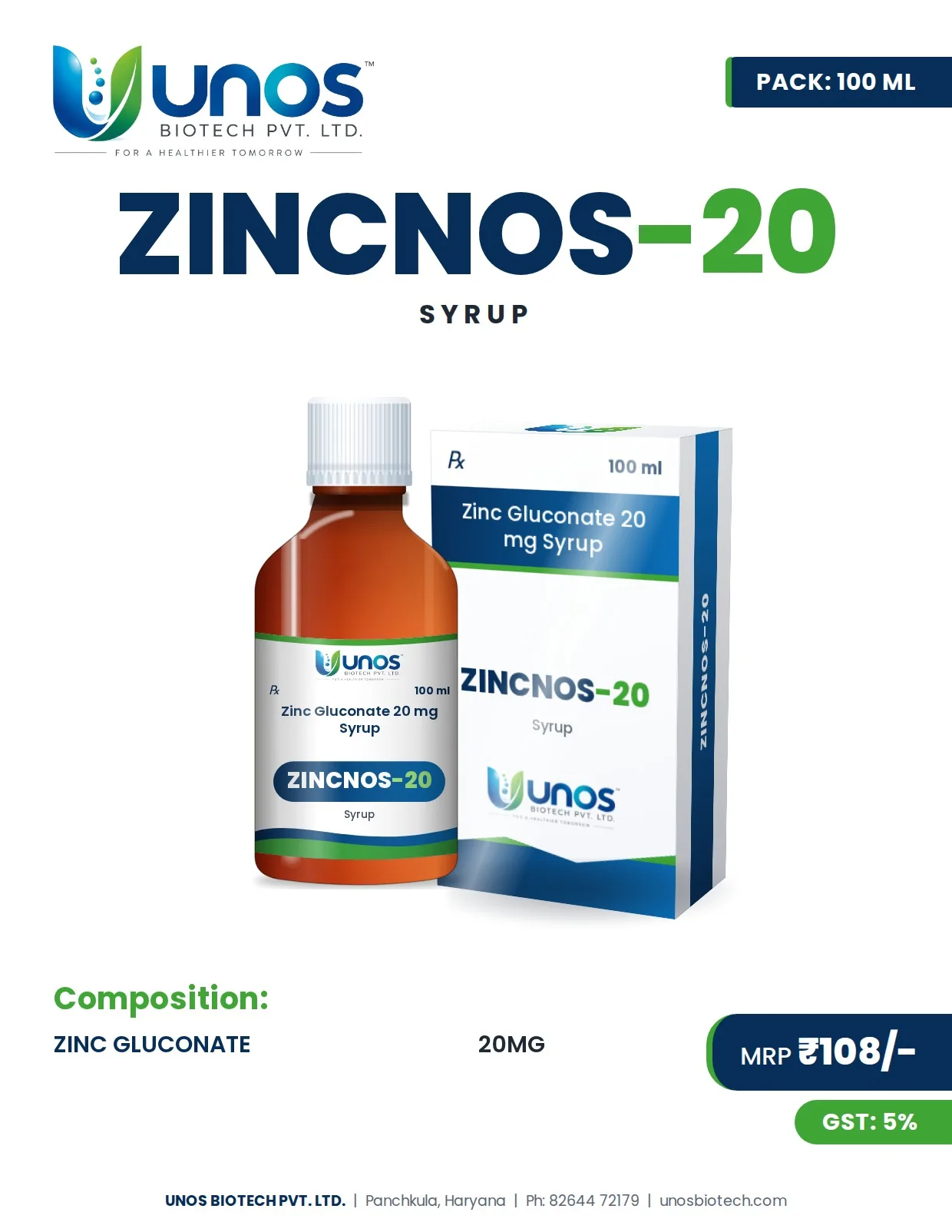 ZINCNOS-20 — Paediatric Range